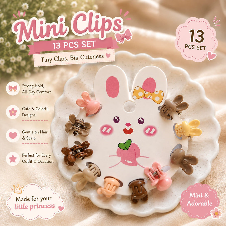 Tiny Treasures — Mini Claw Clips (13 pc) — view 4 of 9
