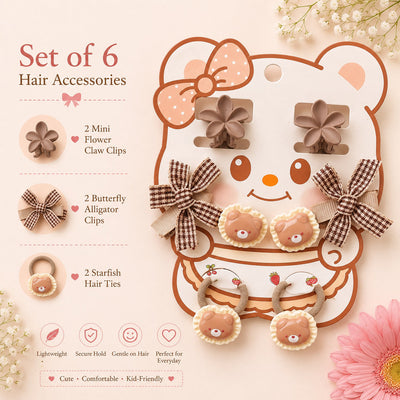 Korean Teddy Bear — Hair Set of 6