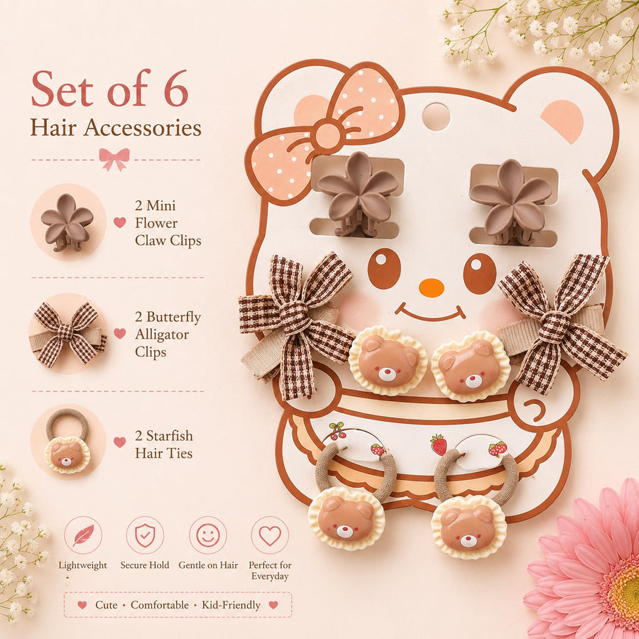Korean Teddy Bear — Hair Set of 6 — view 1 of 1