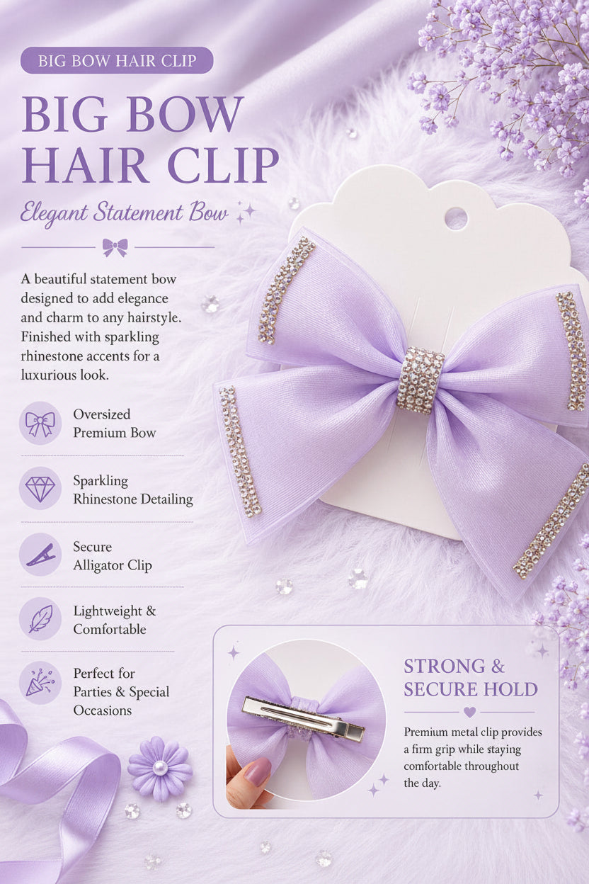 Olive Whisper Bow — Organza Hair Clip — view 6 of 6