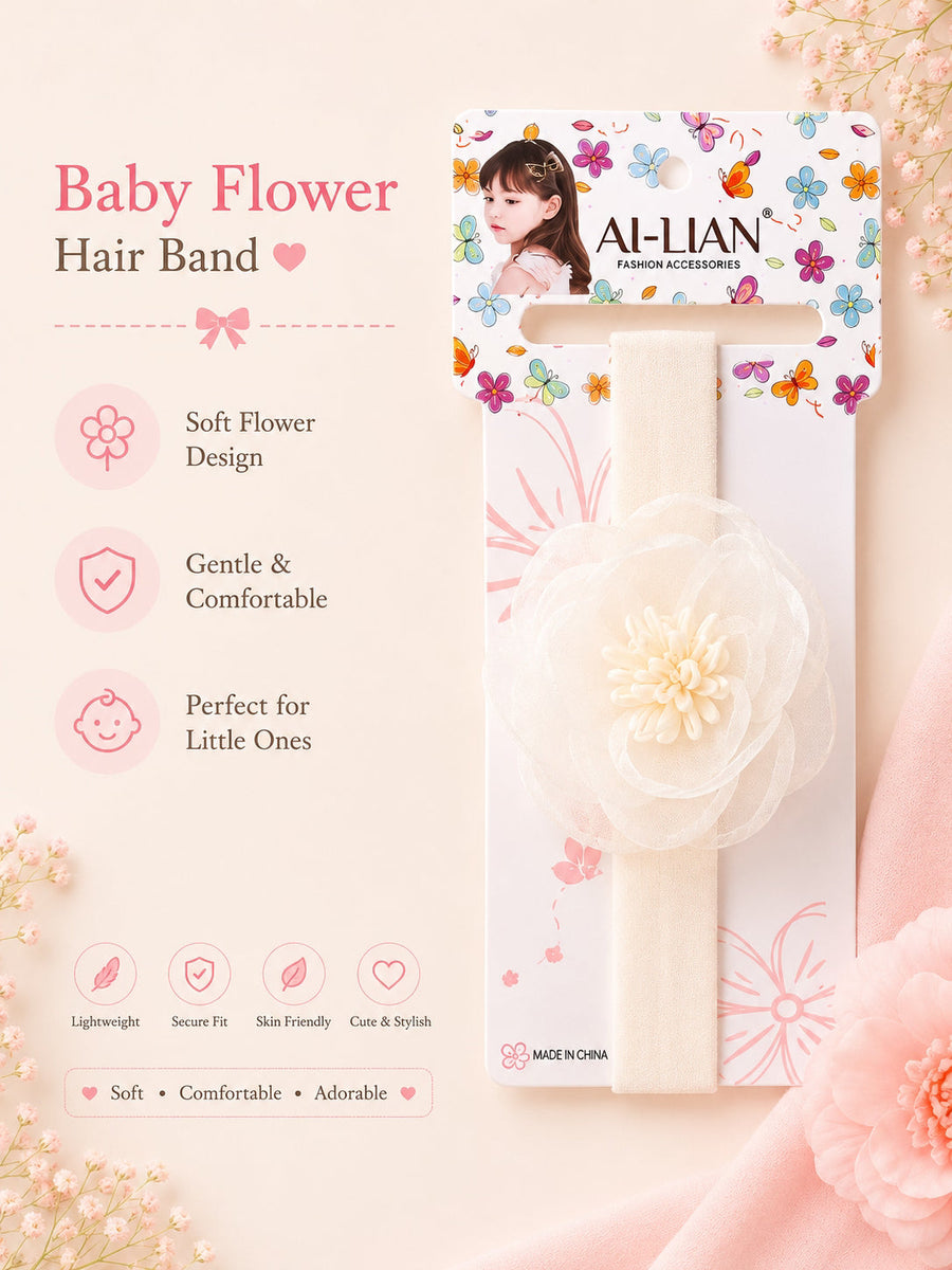 Soft Bloom — Baby Flower Hair Band — view 5 of 8
