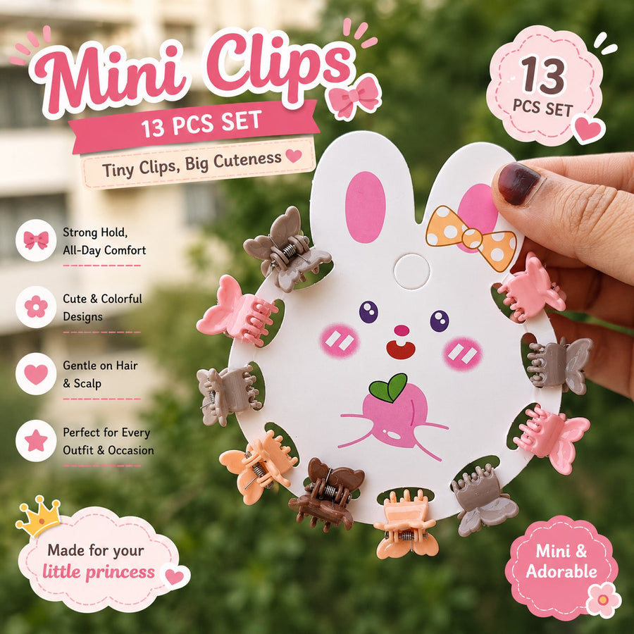 Tiny Treasures — Mini Claw Clips (13 pc) — view 5 of 9