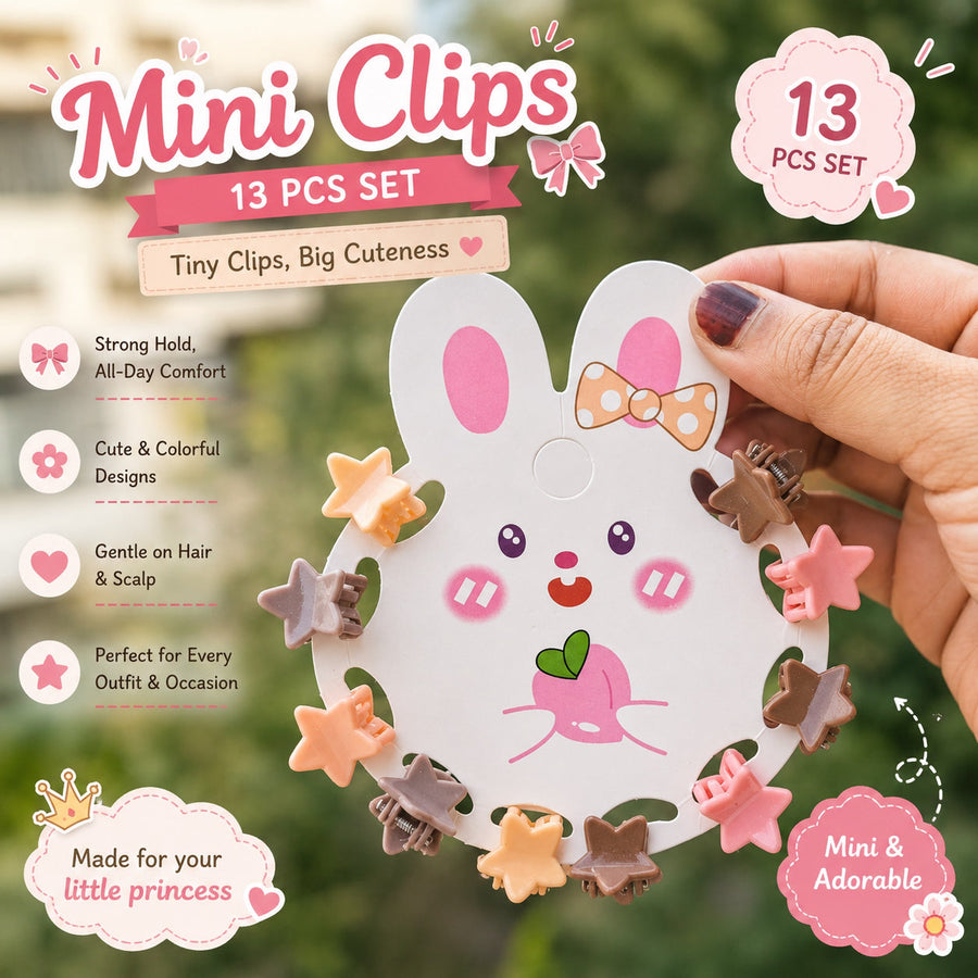 Tiny Treasures — Mini Claw Clips (13 pc) — view 3 of 9