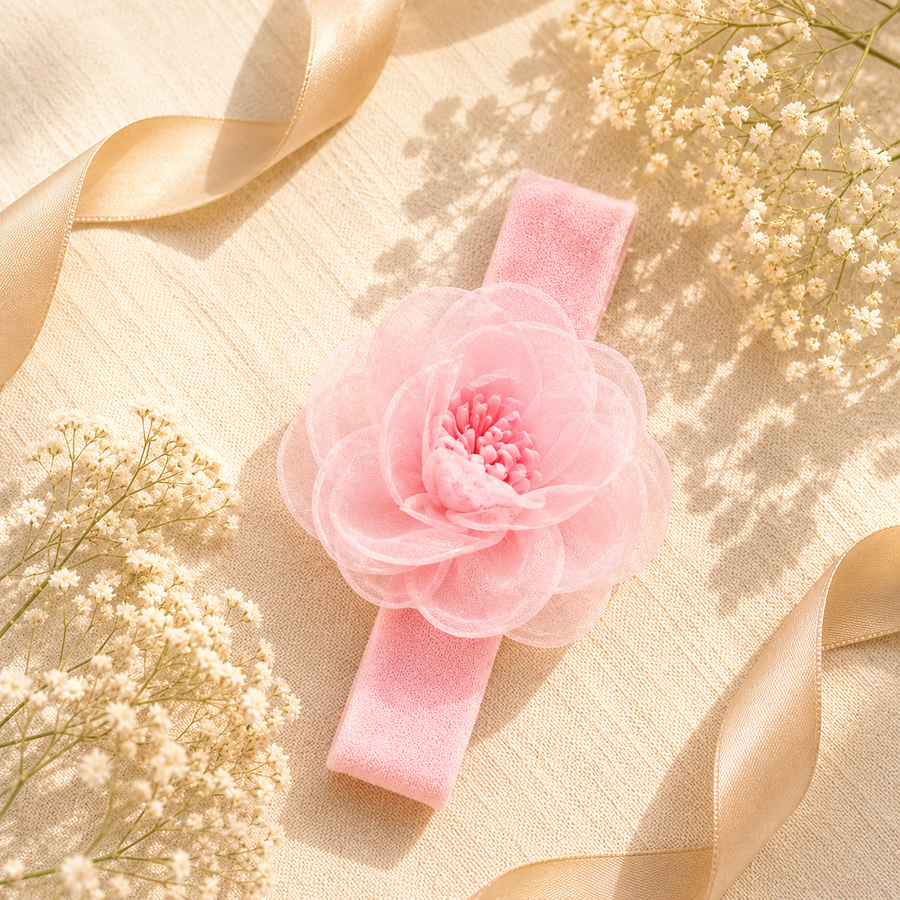 Soft Bloom — Baby Flower Hair Band — view 4 of 8