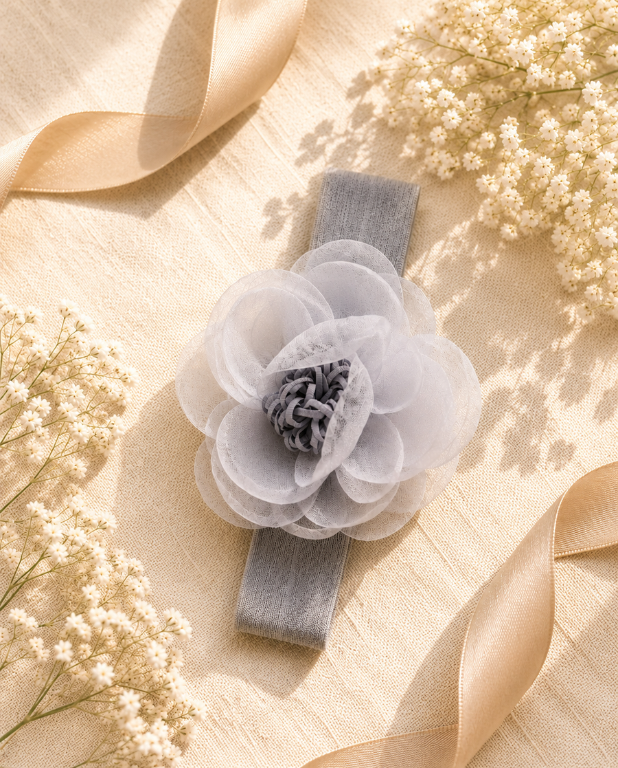 Soft Bloom — Baby Flower Hair Band — view 3 of 8