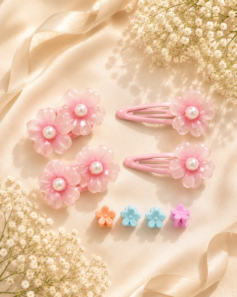Little Blooms — Flower Snap Clips (6 pc) — view 1 of 8