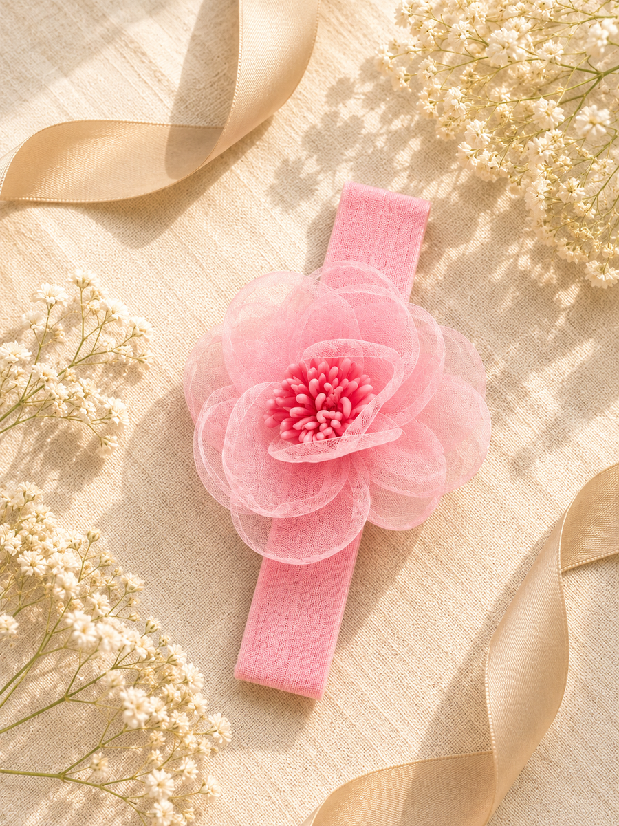 Soft Bloom — Baby Flower Hair Band — view 1 of 8